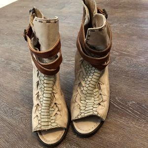 Free people open toed heels